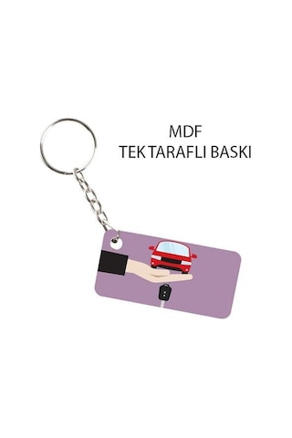 Sublimasyon Eko.mdf Tek Taraflı Anahtarlık - Dikdörtgen