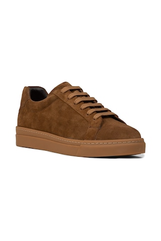 Deery Erkek Hakiki Süet Taba Renk Sneaker Ayakkabı - 02018mtbac02 Taba
