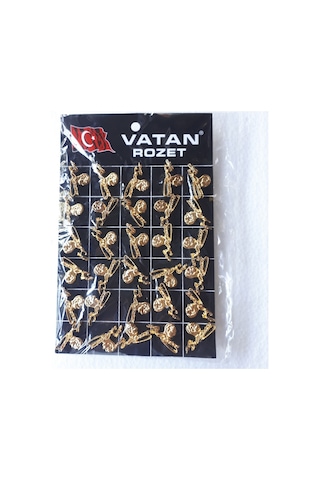Yaka Rozeti Atatürk ve İmzası 30 Adetli Paket