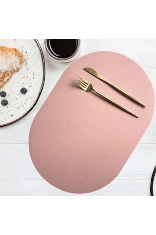 Suntek Yemek Masası Placemat Süs Kaymaz Coaster Ev Masa Pembe Diğer