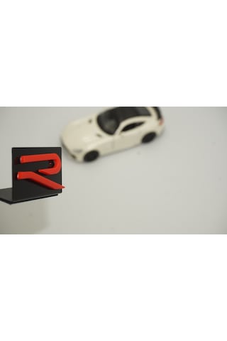 Volkswagen R Yeni Nesil Ön Panjur 3M 3D Krom Abs Logo Arma
