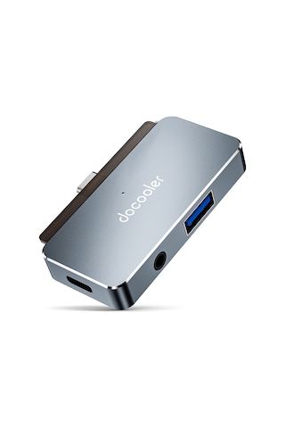 Geeksen Type-c 4 Lü Hub: Usb3.0, Hd, 3.5mm Ses Girişi İpad Pro Uyumlu