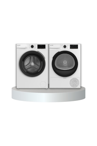 Arçelik 9120 DMX Çamaşır Makinesi - 901 KMX Kurutma Makinesi Beyaz Eşya Set