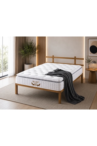 Bed Craft Pascha Exclusive Ultra Full Ortopedik Yaylı Yatak 29cm Tek & Çift Kişilik Beyaz