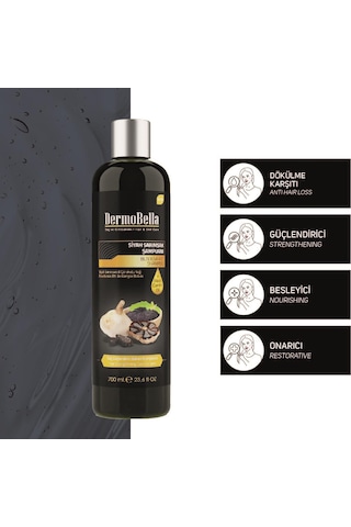 Dermobella Siyah Sarımsak Şampuanı 700 ML