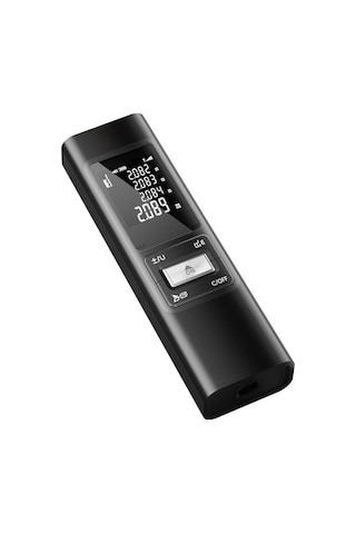 Pazly S40 40m Taşınabilir Lazer Mesafe Ölçer - Elde Kullanım İçin Siyah Telemetre