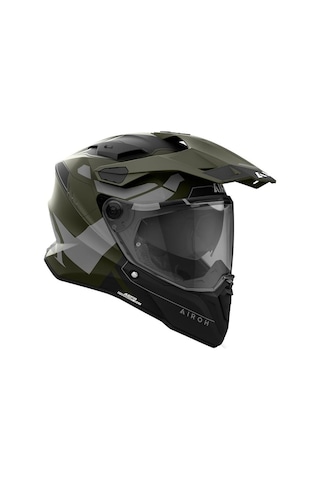 Airoh Commander 2 Reveal Military Motosiklet Kaskı Askeri Yeşil