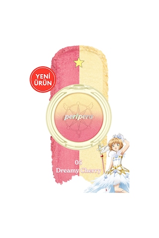 Işıltılı, İki Tonlu Highlighter Allık Perıpera Pure Blushed Custom Cheek 005 Dreamy Cherry 97919804