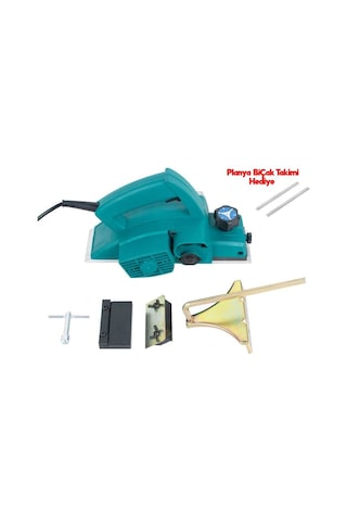 Staxx Metal Dişli 3000 W Çift Bıçak Planya Makinası 82Mm + Bıçak