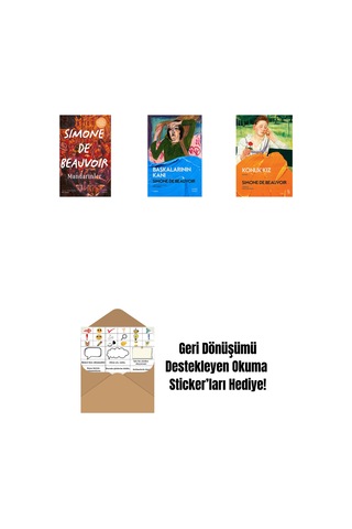 Mandarinler Ciltli + Başkalarının Kanı + Konuk Kız + Okuma Sticker'ları
