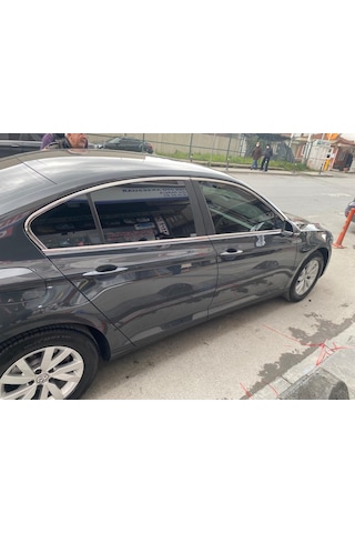 Vw Passat B8.5 Cam Çerçevesi Krom 8 Parça 2019 ve Sonrası