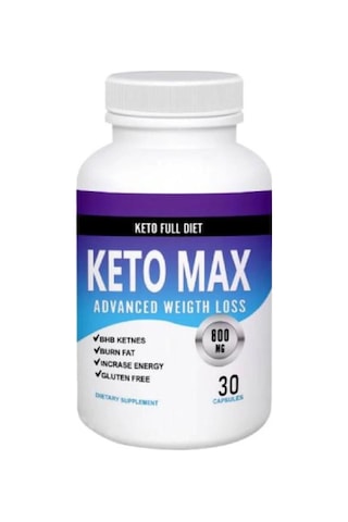 Keto Max Enerjinizin Yeni Seviyesiyle Inceliğe Ve Hafifliğe Diyet Takviyesi 30'lu X 1 Adet