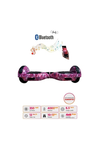 Citymate Hoverboard 6.5 inch Elektrikli Kaykay Scooter Bluetooth Hoparlörlü D03