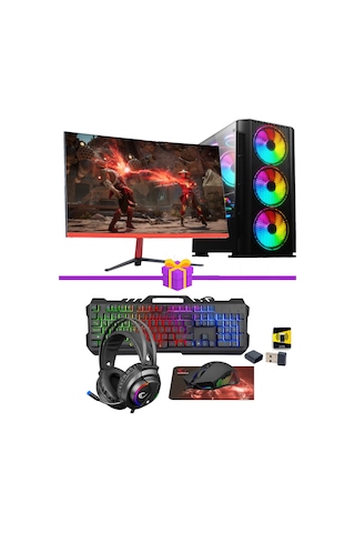 Ramtech TREND X70 i5 9400F 32 GB 960 GB SSD 8 GB RX580 23.6" Free Dos Masaüstü Bilgisayar