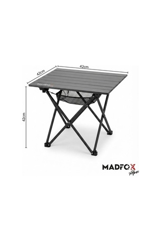 Madfox Apex Katlanabilir Alüminyum Kamp Masası Siyah