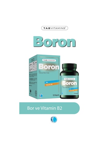 Tabvitamins Boron Bor 120 Kapsül