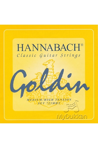 Hannabach 725 Mht Medium/High Tension Takım Tel Klasik Gitar Teli