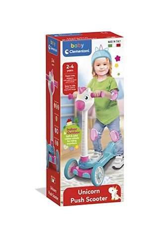 Baby Clementoni Unicorn Scooter Açık Mavi