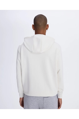 Kappa Logo Brian Hoodie-beyaz Beyaz
