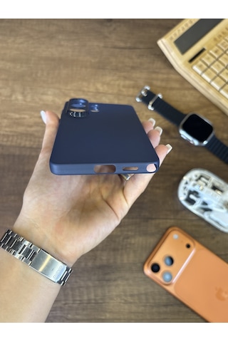 Samsung Galaxy S26 Ultra Uyumlu Süper İnce Mat Ultra Thin Silikon Kılıf Lacivert