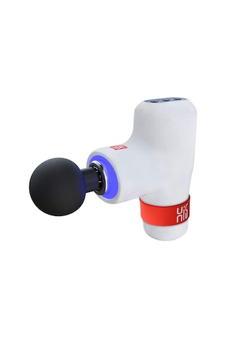 Hi5 Genel Titreşim Masajı Derin Doku Masaj Tabancası Spor Sonrası Kilo Vermek İçin Masaj Tabancası Boyun Omuz Sırt Rahatlama Sessiz Çalışma 4 Masaj Başlığı Beyaz Kadife Çanta İle