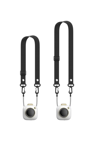 Fosenze Usb Şarjlı Boyun Tipi Mini Kamera Görünümlü El Serinletme Cihazı, 3 Kademeli Ayarlanabilir Rüzgar Hızı Beyaz