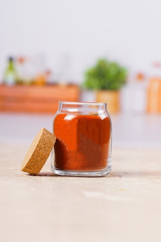 12 Adet Ahşap Kaşıklı Mantar Kapak 300 Ml Cam Kavanoz, Etiketli