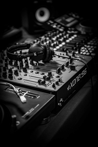 Dj Turntable V3 Ev Duvar Salon Güzellik Salonu Ofis Dükkan Dekarasyon Kanvas Tablo
