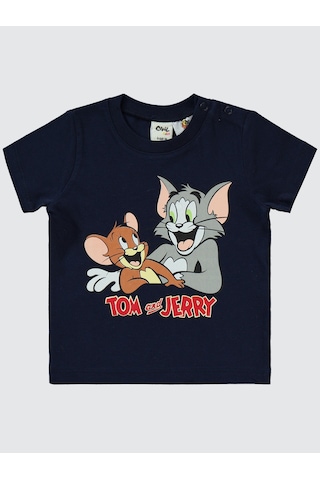 Tom And Jerry Erkek Bebek Takım 6-18 Ay Lacivert
