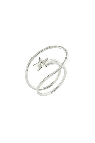 Yıldız Oval Metal Yüzük Çok Renkli 52845671