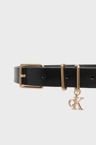 Calvin Klein Charm Detaylı Deri Kemer Lv04f7086gyıq Bayan Kemer Lv04f7086g Yıq Siyah