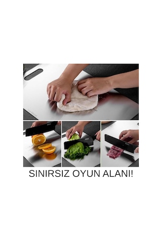 Cvs Dn 00137 Paslanmaz Celık Kesme Tahtası Metal