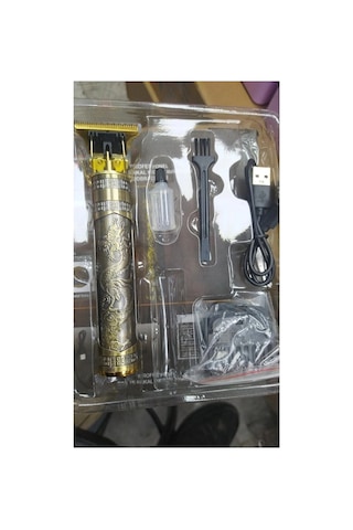 Şarjlı Sakal Tıraş Makinesi Kuru Kullanım Altın Renk 1-3 Başlık 2 Yıl Garantili - 50 Hz Frekans