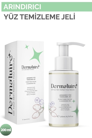 Dermaluire Arındırıcı Yüz Temizleme Jeli 200 ML