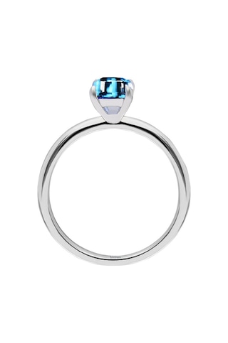 Sirius Oktagon Kesim London Blue Topaz Tektaş Yüzük 0831R0025