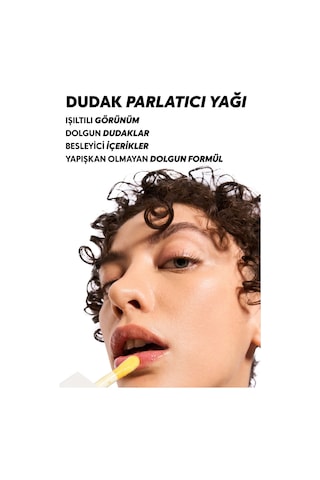 Cream Co. Parlatıcı Nemlendirici Besleyici Dudak Bakım Yağı Lip Oil Gloss Passionfruit