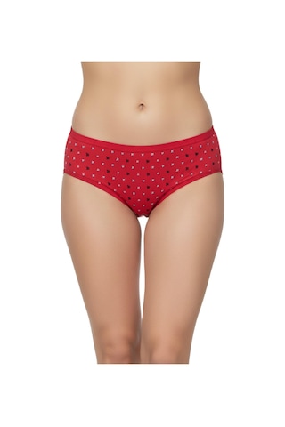 Baglan Kadın Baskılı Bikini Külot Bgl-st04939 Kırmızı