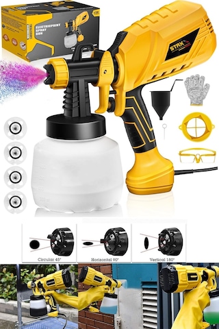 Staxx Power EST500Y 5000 W Elektrikli Sprey Boya Tabancası