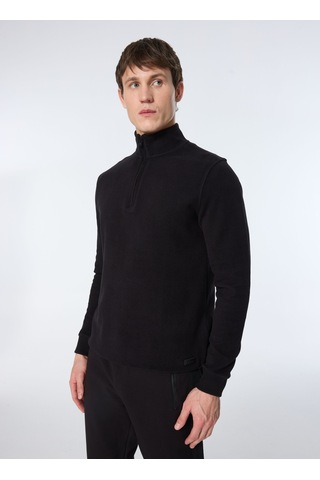 Jeep Siyah Erkek Dik Relaxed Düz Sweatshirt J4wm-swt4281 Çok Renkli