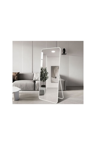 Enc Home 180x60 Beyaz Dikdörtgen Ayaklı Ayna Enc Home 180x60 Beyaz Dikdörtgen Ayaklı Ayna