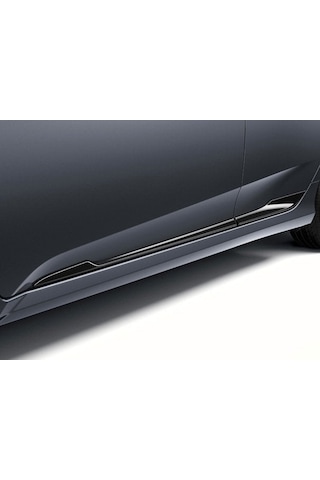 Autogp Honda Civic Fc5 Uyumlu Kapı Alt Çıtası Siyah Geniş Model 2016+