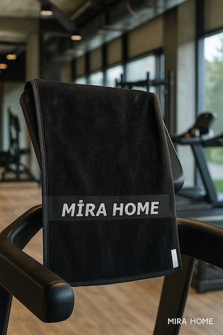 Mira Home Spor Havlusu Fitness Yumuşak Sporcu Havlu 100 Pamuklu 30x100 Cm Renkli