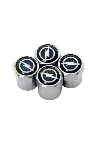 Opel Logo Sibop Kapağı 4 Adet Paslanmaz Çelik