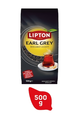 Lipton Earl Grey Bergamot Aromalı Siyah Dökme Çay 500 G