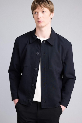 Defacto Regular Fıt Polo Yaka Astarlı Blazer Ceket G6393ax26spnv86 Lacivert-nv86