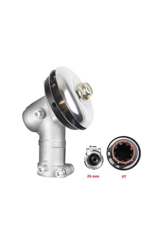 AsnMac Motorlu Tırpan Dişli Grubu Rediktör 9 Diş 26mm Frezeli Tır