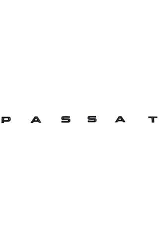 Volkswagen Passat Bagaj Arması Siyah Passat Yazısı Arması Cartexyacı156-s
