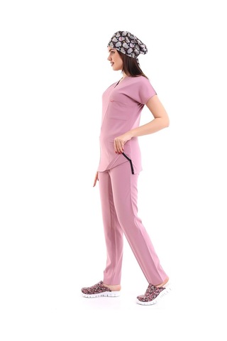 Bflex Unisex Likralı Yarasa Kol Takım - 6433 Pudra