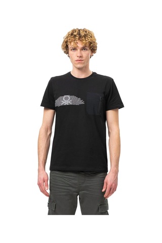 Benetton Erkek Tişört Bnt-m20436 Siyah