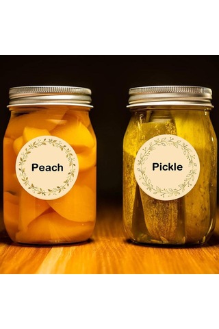 Suntek 200 Parça Kavanoz Etiket Çıkartmaları Scrapbooking